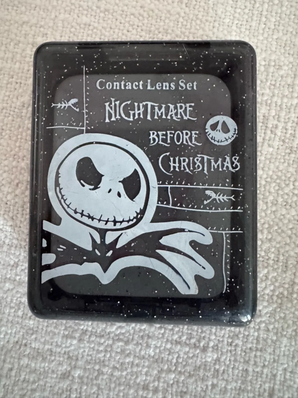 Nightmare Before Christmas eye contact holder